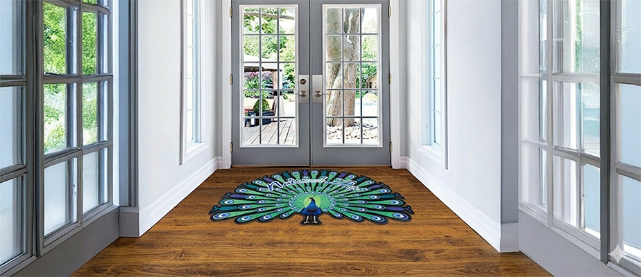 personalized logo entrance mat