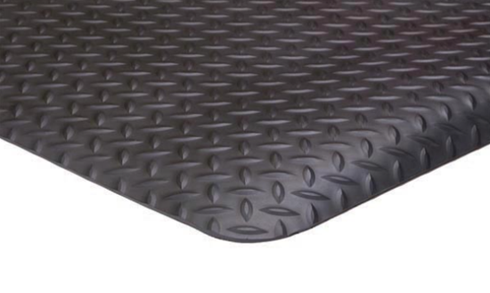 Conductive Diamond Deck Plate Anti-Fatigue Mat
