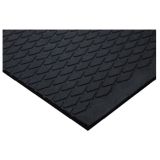 5/8 inch thick 4x6 rubber horse stall mat with diamond-plate surface