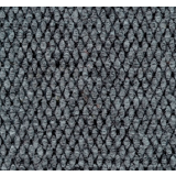 Berber carpet tile with dense uncut loop surface installed in a busy building entry area