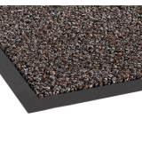 Cross-Over Matting loop-pile indoor entrance mat in two-tone gray at a commercial entrance