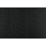 Black corrugated vinyl ASTM D178 Type II switchboard matting