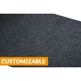 Cushioned soft rubber horse stall mat for foaling and rehab stalls
