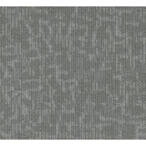 Freestahyl carpet tile with patterned scroll design in a modern commercial interior