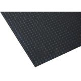Hammer-top textured rubber horse stall mat with non-slip surface