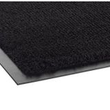 Wonder Pro Matting plush cut-pile olefin indoor entrance mat in Marlin Blue at a commercial lobby door