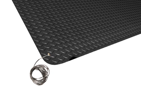Conductive Diamond Plate Vinyl Runner Matting