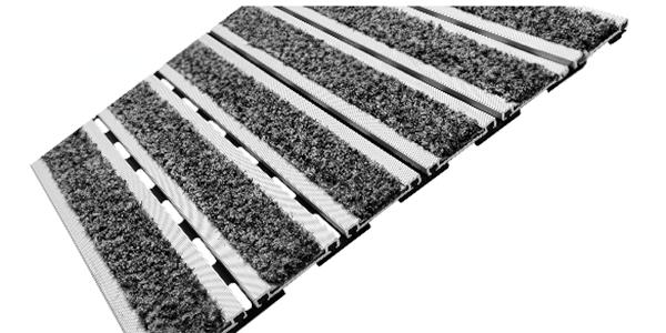 Perfec Clean 3/8" Rollup Mats - Rubber Hinge